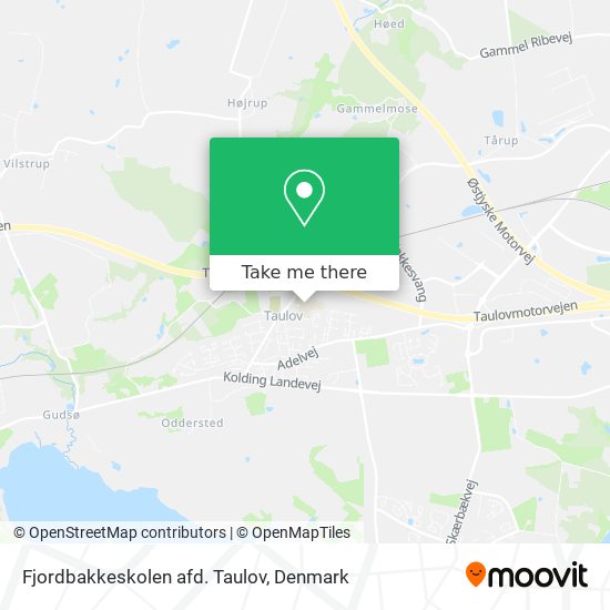 Fjordbakkeskolen afd. Taulov map