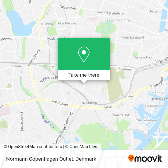 Normann Copenhagen Outlet map