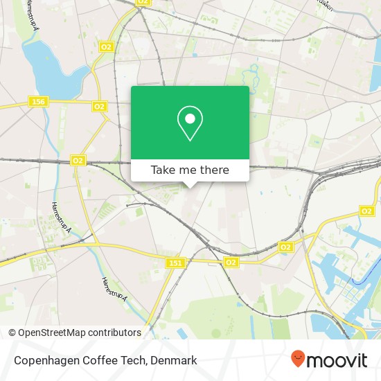 Copenhagen Coffee Tech map
