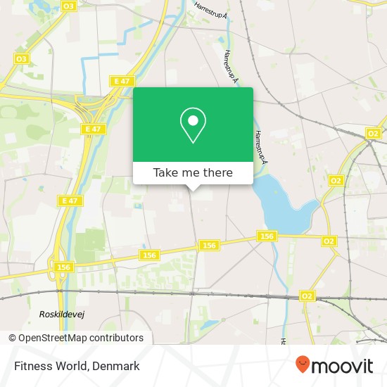 Fitness World map