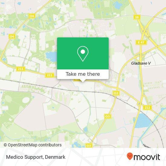 Medico Support map