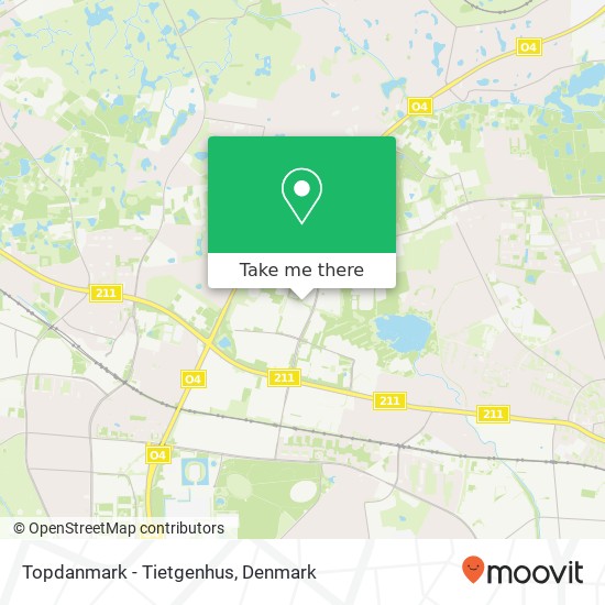 Topdanmark - Tietgenhus map