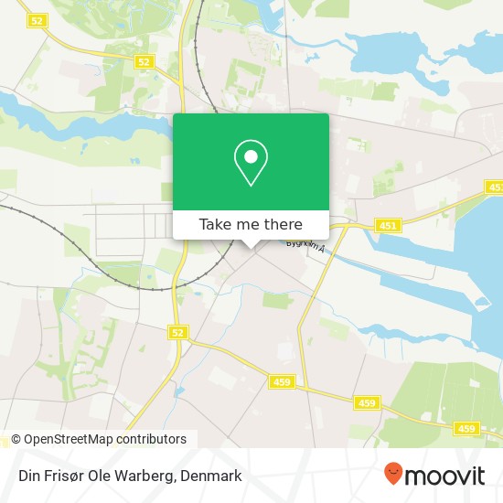 Din Frisør Ole Warberg map