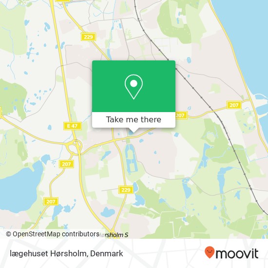 lægehuset Hørsholm map