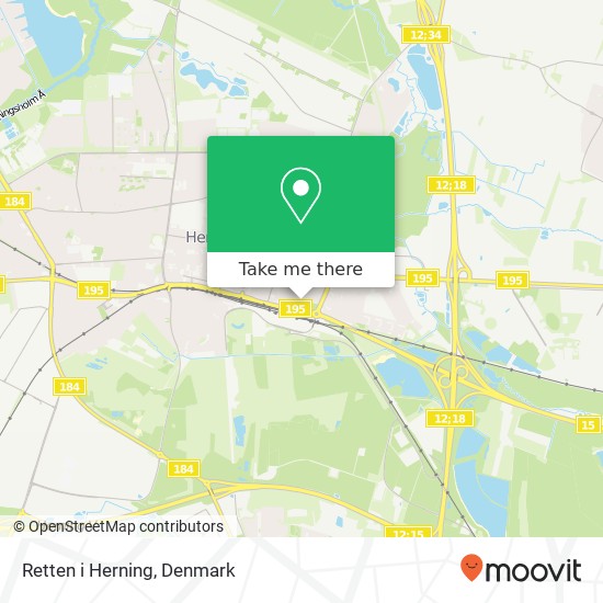 Retten i Herning map