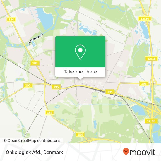 Onkologisk Afd. map