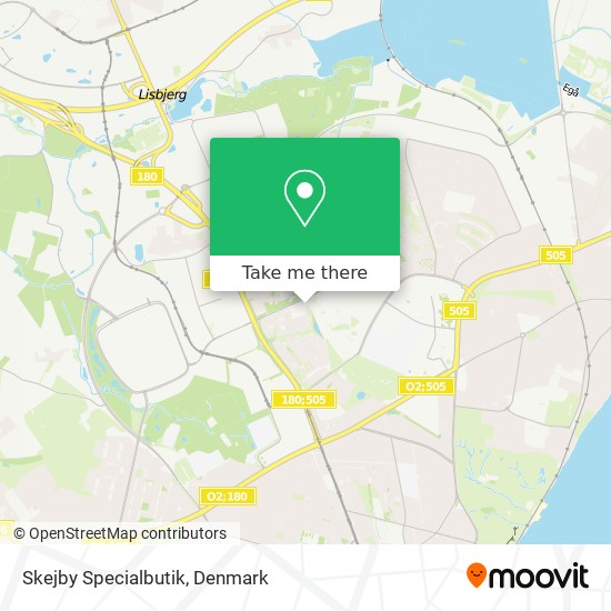 Skejby Specialbutik map