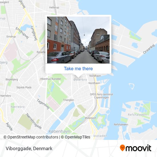 Viborggade map