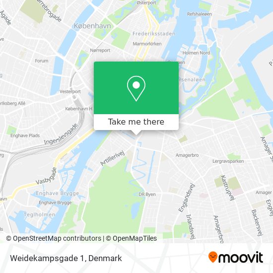 Weidekampsgade 1 map