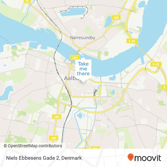 Niels Ebbesens Gade 2 map