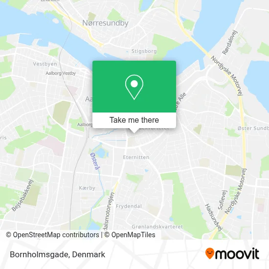 Bornholmsgade map