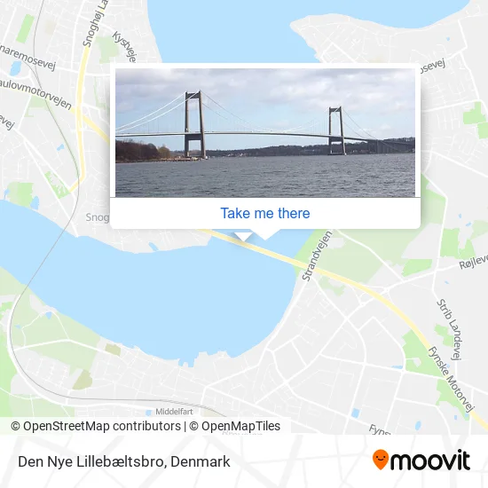 Den Nye Lillebæltsbro map