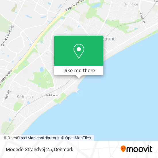 Mosede Strandvej 25 map