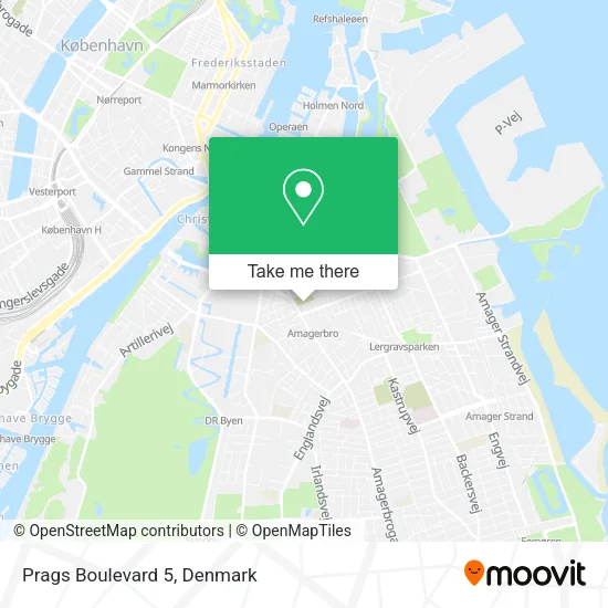 Prags Boulevard 5 map