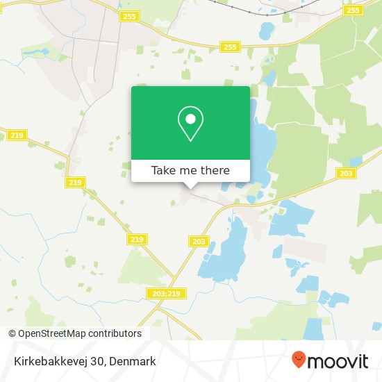 Kirkebakkevej 30 map