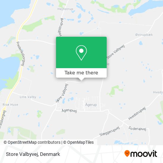 Store Valbyvej map