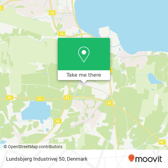 Lundsbjerg Industrivej 50 map