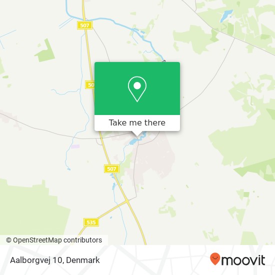 Aalborgvej 10 map