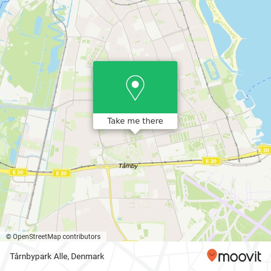 Tårnbypark Alle map
