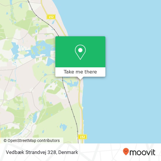 Vedbæk Strandvej 328 map