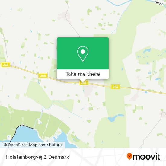 Holsteinborgvej 2 map