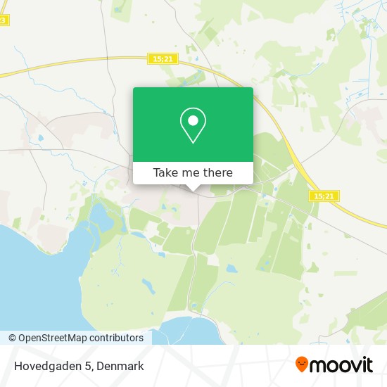 Hovedgaden 5 map