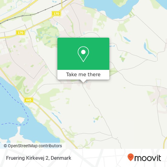 Fruering Kirkevej 2 map