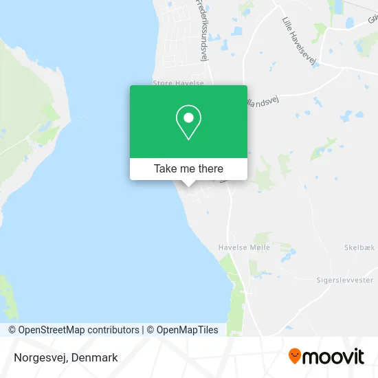 Norgesvej map