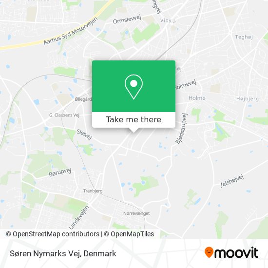 Søren Nymarks Vej map