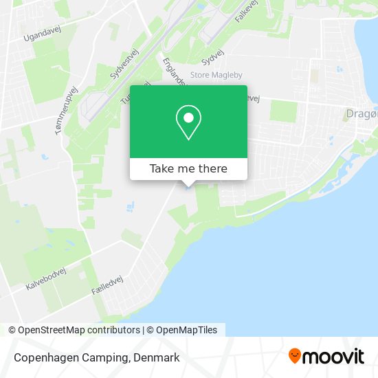 Copenhagen Camping map