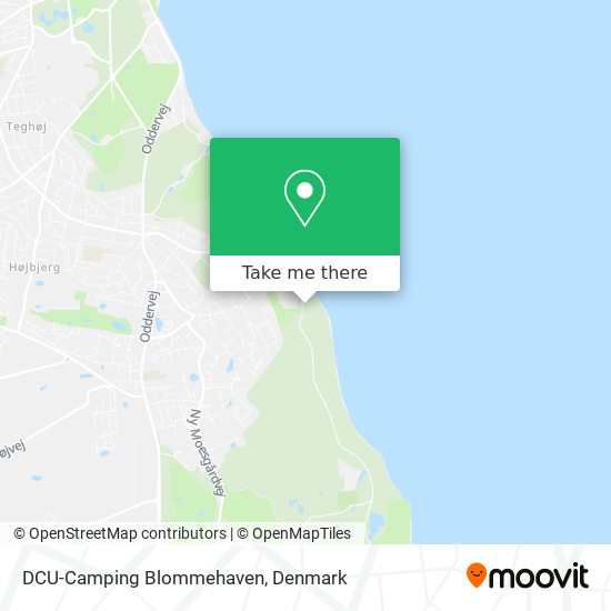 DCU-Camping Blommehaven map