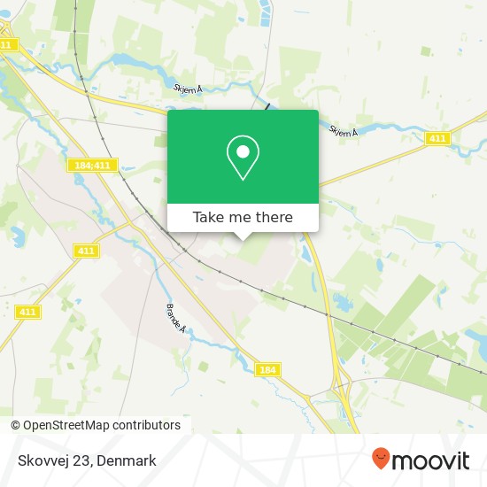 Skovvej 23 map