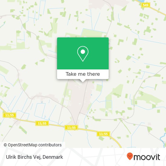 Ulrik Birchs Vej map