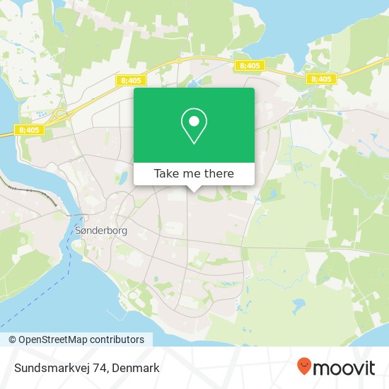 Sundsmarkvej 74 map