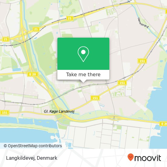 Langkildevej map