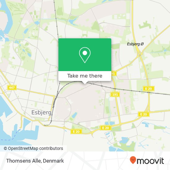 Thomsens Alle map