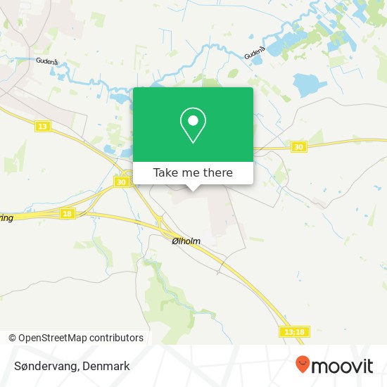 Søndervang map