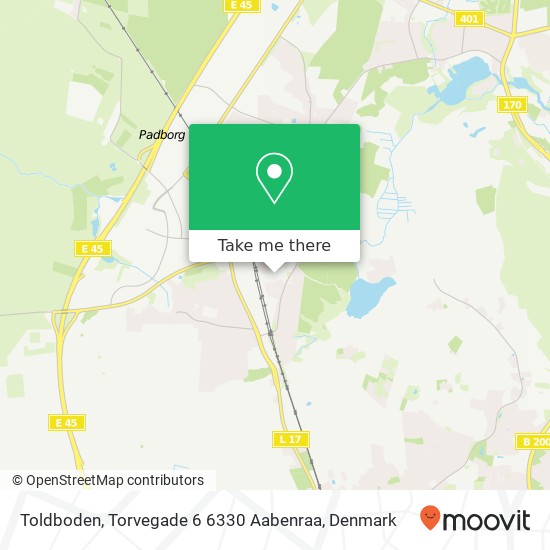 Toldboden, Torvegade 6 6330 Aabenraa map