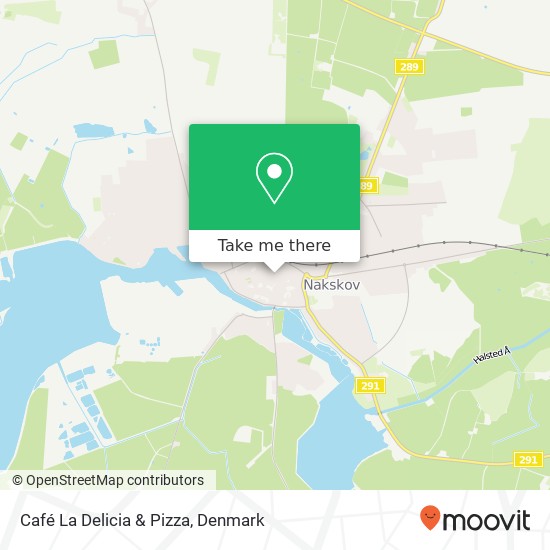 Café La Delicia & Pizza, Nygade 33 4900 Lolland map