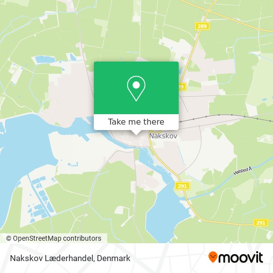 Nakskov Læderhandel map