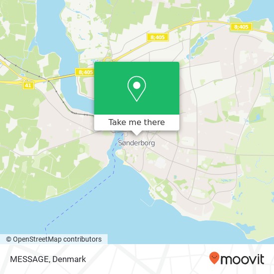 MESSAGE, Perlegade 10 6400 Sønderborg map