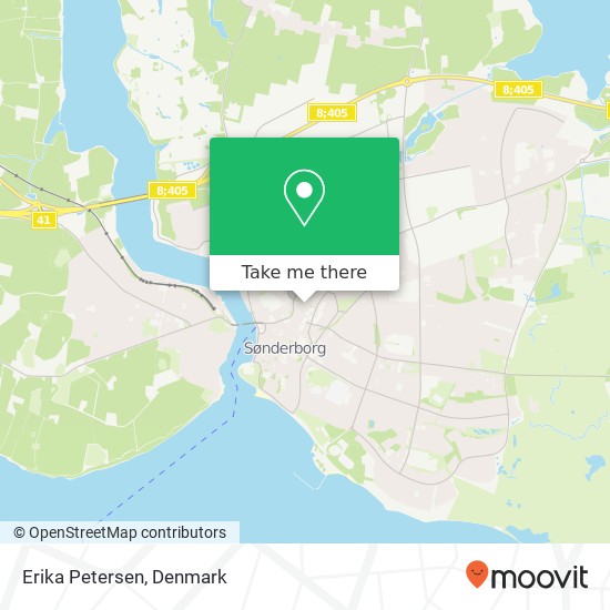 Erika Petersen, Perlegade 65 6400 Sønderborg map