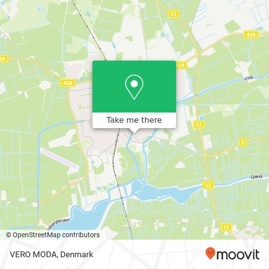 VERO MODA, Vestergade 26 6270 Tønder map