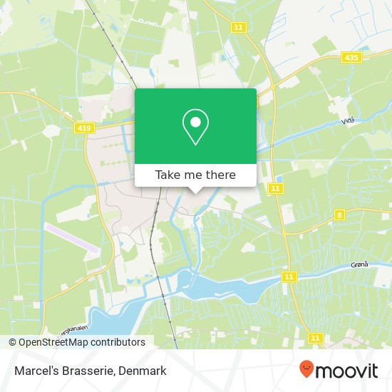 Marcel's Brasserie, Storegade 12 6270 Tønder map