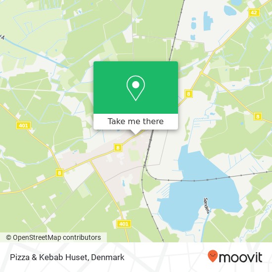 Pizza & Kebab Huset, Hovedgaden 31 6360 Aabenraa map