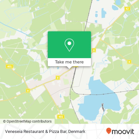 Veneseia Restaurant & Pizza Bar, Hovedgaden 18 6360 Aabenraa map