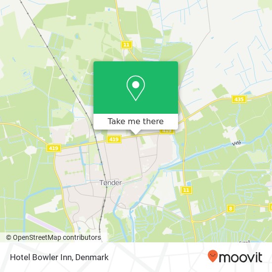 Hotel Bowler Inn, Ribelandevej 56 6270 Tønder map