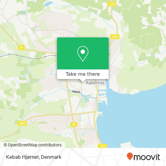 Kebab Hjørnet, Persillegade 9 6200 Aabenraa map