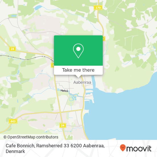 Cafe Bonnich, Ramsherred 33 6200 Aabenraa map