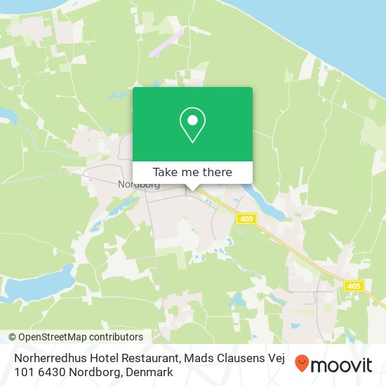 Norherredhus Hotel Restaurant, Mads Clausens Vej 101 6430 Nordborg map